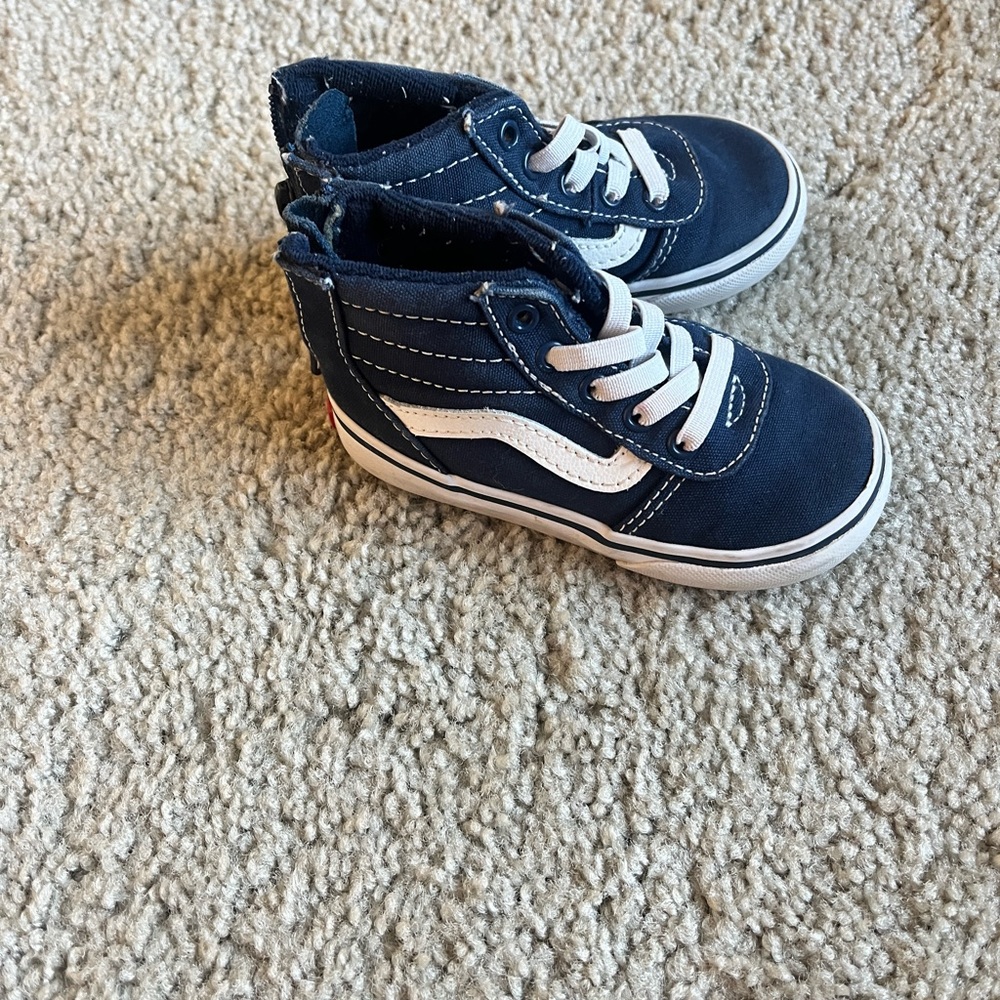 Navy blue toddler vans